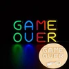 Neoninė led lempa game over usb dekoracija plexi multicolor