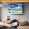 Neoteck Wii į Hdmi konverteris 1080p su 1.5 m Hdmi kabeliu, Hdmi konverteris, skirtas Wii, Wii U, Hdtv, monitoriui, Plug & Play palaiko visus Wii ekrano režimus 720p - baltas