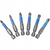 Nepower 6in1 neslystantys magnetiniai S2 plieno kryžminiai antgaliai 1/4"
