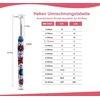 Nėrimo vąšelių rinkinys, 12 dydžių 2,25 mm (w) - 8 mm (n) ergonomiška rankena, skirta artritinėms rankoms, minkšta guminė rankena, mezgimo adatų rinkinys nėrimo pradedantiesiems, mezgimo entuziastams