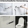 Nerūdijančio plieno atrama, 33,5 cm dušo rankenos, neslystantis dušo tualeto pagalbinis turėklas, neslystantis turėklas neįgaliesiems, pagyvenusiems žmonėms, vaikams, senjorams, voniai, virtuvei, laiptų turėklas