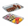 Nerūdijančio plieno grilio padėklas Bbq Line stačiakampis 34,5 x 24 cm