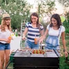 Nerūdijančio plieno iešmai kebabams, nerūdijančio plieno iešmai griliui su laikikliu, 6 vnt. ilgos iešmai mėsai, iešmų rinkinys griliui, grilio priedai