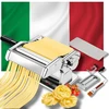 Nerūdijančio plieno itališka makaronų mašina su 7 reguliavimo režimais rinkinys