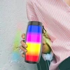 Kompiuterio kolonėlės Nešiojama Led bluetooth kolonėlė, belaidė stereo kolonėlė su spalvinga Rgb šviesa, palaiko atminties kortelės atkūrimą, įkraunama Usb maža kolonėlė
