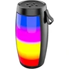 Kompiuterio kolonėlės Nešiojama Led bluetooth kolonėlė, belaidė stereo kolonėlė su spalvinga Rgb šviesa, palaiko atminties kortelės atkūrimą, įkraunama Usb maža kolonėlė