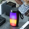 Kompiuterio kolonėlės Nešiojama Led bluetooth kolonėlė, belaidė stereo kolonėlė su spalvinga Rgb šviesa, palaiko atminties kortelės atkūrimą, įkraunama Usb maža kolonėlė