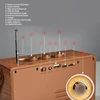 Kompiuterio kolonėlės Nešiojama retro bluetooth kolonėlė, medienos imitacijos radijas, dizaino hifi stereo garsas bt 5.1 usb įkraunamas vintage radijo bluetooth garsiakalbis