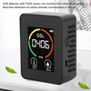 Nešiojamas co2 detektorius - mini ir patogus, tvoc jutiklis, mini oro kokybės anglies dioksido monitorius, temperatūros ir drėgmės co2 monitorius kelionėms, namams, rv, automobiliui