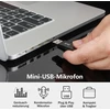 Nešiojamas Usb mikrofonas kompiuteriui, didelis jautrumas, "plug and Play"