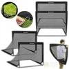 Nešiojami futbolo vartai 120 x 80 x 80 cm vaikams, 2 vnt.