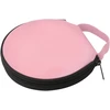 Nešiojamo cd grotuvo krepšys, 20 cd/dvd talpos laikymo dėklas, cd organizatorius, automobilinis cd laikymo krepšys kelionėms, pagamintas iš oksfordo audinio, rožinis