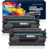 Nestink su mikroschema: W1490x W149x 9500 puslapių toneriai, suderinami su Hp Laserjet Pro Mfp 4102fdw Toneris 4102dw 4002dw 4002dn 4002d 4102fw 4102fdn, neveikia su H P+ spausdintuvais (su E modeliu), 2 vnt.