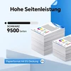 Nestink su mikroschema: W1490x W149x 9500 puslapių toneriai, suderinami su Hp Laserjet Pro Mfp 4102fdw Toneris 4102dw 4002dw 4002dn 4002d 4102fw 4102fdn, neveikia su H P+ spausdintuvais (su E modeliu), 2 vnt.