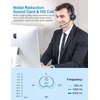 New bee Pc ausinės su mikrofonu Usb/3.5 mm verslo ausinės su triukšmo slopinimu ir aiškiu stereo garsu skambučių centrui, biurui, konferenciniams pokalbiams, „skype“ pokalbiams, internetiniams seminarams, pristatymams, internetiniams kursams (5 vnt.)
