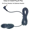 Newth mikrofonas 3,5 mm Mic, suderinamas su Sony Jvc Kenwood Boss Jensen Alpine automobiliniu mikrofonu, skirtas automobiliui, transporto priemonei, pagrindiniam įrenginiui, Bluetooth audio stereo radijui Gps Dvd, Plug & Play