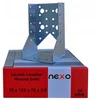 Nexo gegnių jungtis dailidžių 70x125x75 sijos pakaba lenktas laikiklis cinkuotas