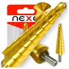 Nexo pakopinis kūginis grąžtas metalui plienui medžiui skardai plastikui 4-12 mm