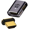 Nfhk 90 laipsnių kampu į kairę magnetinis 8k type-a hdmi 2.1 nuo vyriško iki moteriško tiesus vaizdo adapteris nešiojamam kompiuteriui hdtv