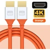 Nfhk hdmi 4k į hdmi itin minkštas, labai lankstus hdtv kabelis, itin lankstus didelės spartos a tipo jungtis (tėtis-tėtis), skirtas kompiuteriui hdtv, 50 cm