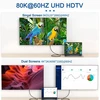 Nfhk Kampinis Usb4 kabelis 40gbps su 100w įkrovimu ir 8k@60hz 5k@60hz Usb 4.0 suderinamas su Thunderbolt3/4 50cm