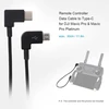 Nfhk nuotolinio valdymo duomenų kabelis type c į micro usb, skirtas dji mavic pro platinum mavic pro rc priedams