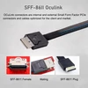 Nfhk Oculink Sff-8612 8611 į U.2 rinkinį M-key į Nvme Pcie Ssd ir Ngff į Sata adapterį motininei plokštei