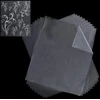 Niceneeded 20 lapų plaunamas lipnus stabilizatorius 30,5 x 25,4 cm skaidri vandenyje tirpi plėvelė siuvinėjimo viršutinis stabilizatorius