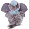 Nici 47273 minkštas žaislas 35 cm - drambliukas, pliušinis žaislas mergaitėms, berniukams ir kūdikiams - purus kimštinis žaislas, skirtas apkabinimui ir žaidimui - minkštas žaislas iš žiemos kolekcijos, pilkas/mėlynas, 35 cm