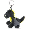 Nici Glubschis Nici Dragor 47992 raktų pakabukas - juodas/geltonas 9 cm