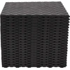 Nisorpa Pvc garažo grindų plytelių rinkinys, 20 vnt., 40 x 40 cm, neslystančios garažo grindų kilimėliai, patvarios dirbtuvių grindys, 18 mm storio, juodos