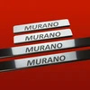 Nissan Murano Mk2 Z51 Nerūdijančio plieno slenksčių apdailos juostelės, blizgus paviršius