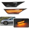 Njssjd dūminiai led šoniniai gabaritiniai žibintai, skirti mk10 honda civic sedan hečbekui type r 2016 2017 2018 2019 2020 2021 priekiniai gintariniai led šoniniai gabaritiniai kartotuvų indikatoriai