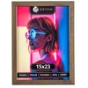 Plakatas None Medinis paveikslo rėmelis 15x23 cm, sendinto aukso spalvos