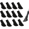 Nordic Walking antgaliai, 12 vnt./6 poros, aukštos kokybės guminiai amortizatoriai asfaltui ir bekelei, suderinami su visais standartiniais Nordic Walking ir žygio lazdomis, 10 mm skersmens