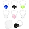 Nose Clip for Swimming, 6 vnt. vandeniui atsparių silikoninių spaustukų nosiai plaukiojimui su dėžute laikymui, skirti suaugusiems, pradedantiesiems