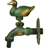 Nostalgia išėjimo ventilis "duck" 11213, 1/2 colio, patinuotas žalvaris, ilgas atstumas nuo sienos, vientisa sieninė rozetė