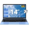 Notebook 14 colių Win 11 Celeron N4020 nešiojamas kompiuteris 256gb Ssd palaiko 1tb Ssd išplėtimą, pilnas metalinis korpusas, 1080p, Bt 4.2, Mini Hdmi ir belaidė pelė, klaviatūros plėvelė - mėlynas