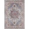 Nouristan Asmar kilimas – kilimas svetainei su rytietiškais raštais, detaliu gėlių ornamentu, plokščio audimo kilimas valgomajam, svetainei, miegamajam – mėlynas, 80 x 150 cm