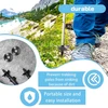 Ntruxzp guminiai trekingo lazdų antgaliai, pakaitalas sniego kastuvui, apsauga žygio lazdų antgaliams, sniego purvo krepšeliai žygio lazdoms, 8 sniego plokštelių rinkinys žygio lazdoms, žygio lazdos krepšelis