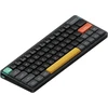 Nuphy Air60 V2 nešiojama mechaninė belaidė mini klaviatūra su apšvietimu, palaiko Qmk/via, suderinama su Windows/mac Os/linux per Bluetooth 5.1/2.4ghz/(usb-c), juoda Gateron Wisteria Switch