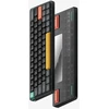 Nuphy Air60 V2 nešiojama mechaninė belaidė mini klaviatūra su apšvietimu, palaiko Qmk/via, suderinama su Windows/mac Os/linux per Bluetooth 5.1/2.4ghz/(usb-c), juoda Gateron Wisteria Switch