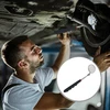Nyxseat 1 dalies ištraukiama automobilio apžiūros lempa mechaniniai pagalbiniai instrumentai apvalus rankenos veidrodis įrankiai reguliuojamas teleskopinis skersmuo išgaubtas veidrodis (50 mm, juodas)