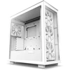 Nzxt H7 Elite 2023 - Cm-h71ew-02 - Atx Mid-tower žaidimų kompiuterio korpusas - Usb-c prievadas - grūdinto stiklo priekinis ir šoninis skydelis - 3 x F-series 140 mm Core Rgb ventiliatoriai įtraukti - paruoštas vandens aušinimui - baltas