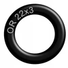 O-žiedas 22x3 Nbr70 atsparus alyvai (1 vnt.)