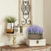 Oairse gėlių vazonų rinkinys, 2 vnt., pagaminti iš tikros medienos, natūralios medinės dėžės, stačiakampio formos, shabby vintage antikvarinio stiliaus dekoratyvinė dėžė augalams sodinti ar dekoruoti