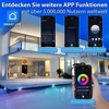 Oashisu Led povandeninis baseino apšvietimas antžeminiams baseinams 20 W Rgb pakabinamas baseino priekinis žibintas su programėle, veikia su Alexa ir Google Assistant, magnetinis baseino šviestuvas plieniniam rėmui ir plieninei sienai, Ip68