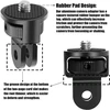 Objektyvas Aliuminio Trikojo Adapteris 1/4" Kameroms, 360° Reguliuojamas