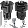 Objektyvas Aliuminio Trikojo Adapteris 1/4" Kameroms, 360° Reguliuojamas