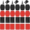 Objektyvas Gerui 32 dalių, suderinamos su Gopro lipdukais ir Gopro laikiklių priedais, su plokščiais lenktais lipdukų laikikliais šalmui, skirtos Gopro Hero Session/4/3+/3/2/1 ir Dji veiksmo kameroms
